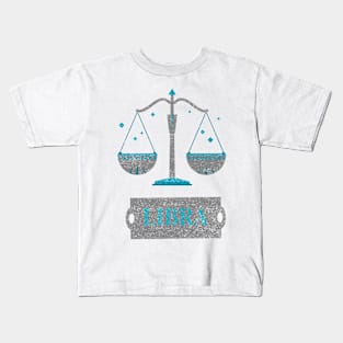 LIIBRA HOROSCOPE SIGN Kids T-Shirt